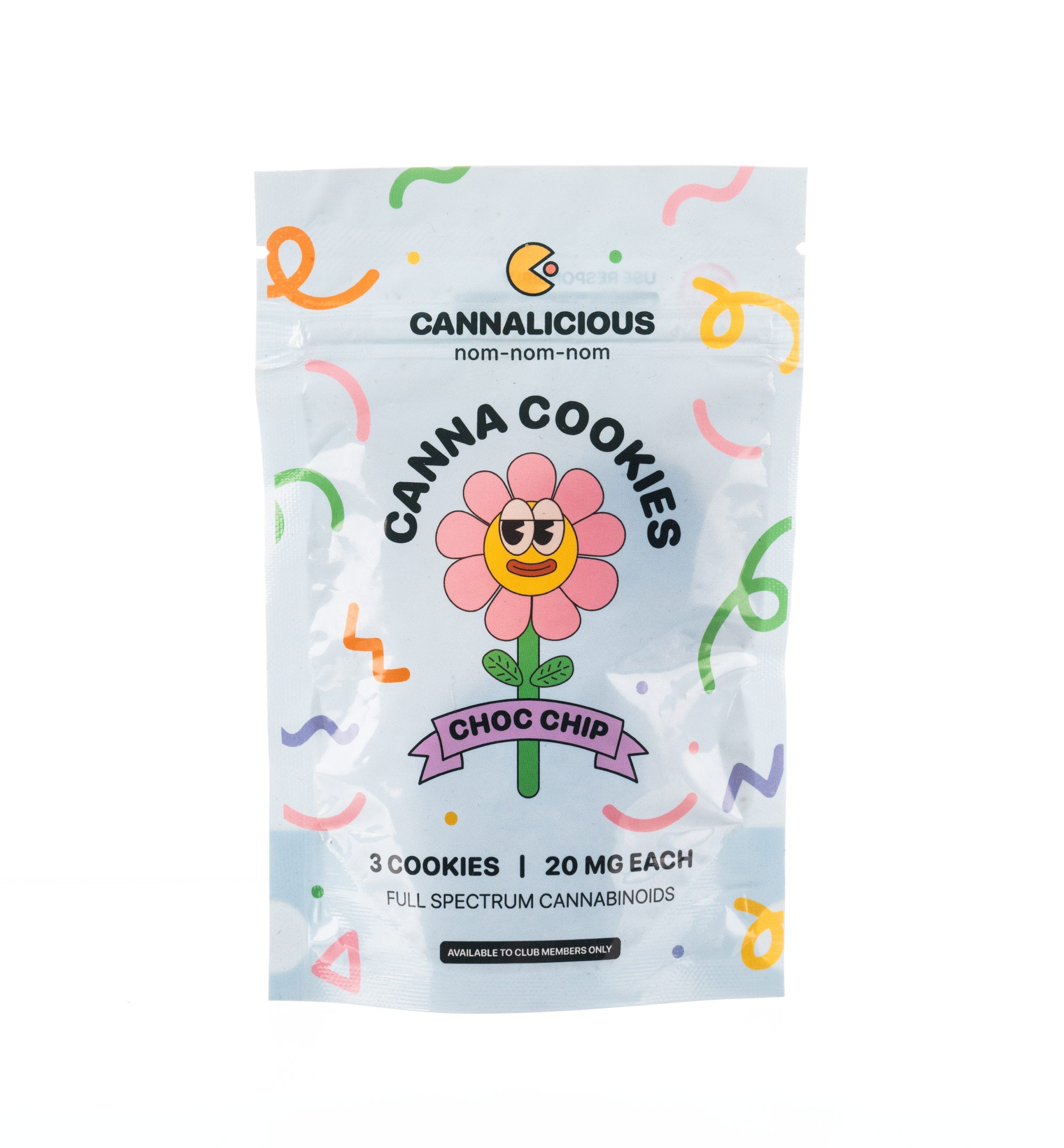 Cannalicious Cookies Choc-Chip 3 Pack - 20 mg