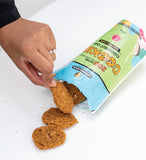 Lifestyle image of gluten-free Coconut Oat cookies with cannabinoids