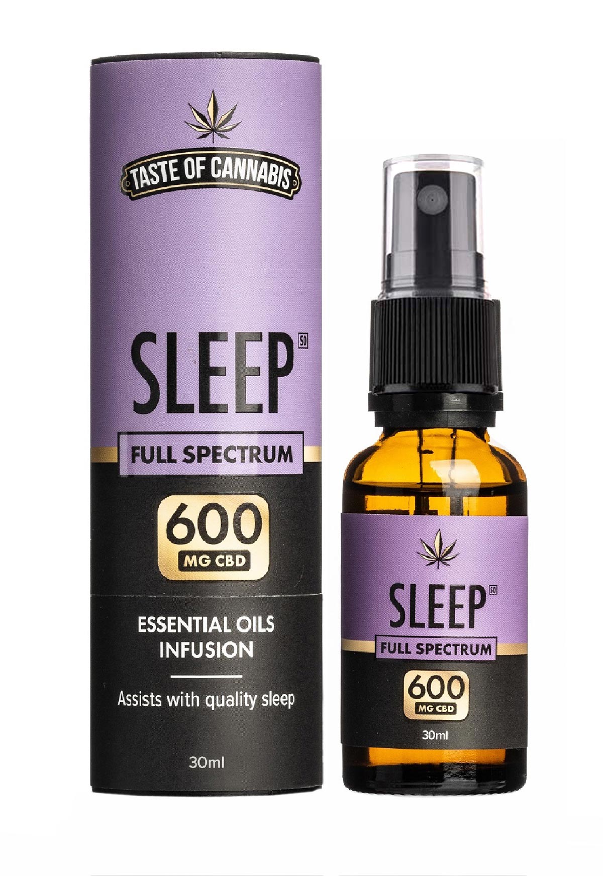 Taste of Cannabis Sleep CBD Oil – Full Spectrum